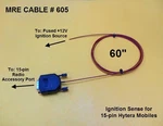 Cable 605 Ignition Sense Plug Hytera 15-PIN Mobiles TM600 TM610 TM628H. Fixed Price $12.49.
