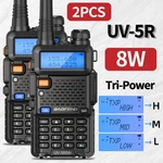 Baofeng Uv 5R 5W 8W Walkie Talkie Ham Cb Radio Long Range Dual Band Vhf Uhf Fm. Fixed Price $97.89.