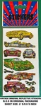 Race Cars Various - Vintage Original Vinyl Decal Sheet Total 9. Fixed Price $9.47.
