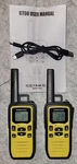 Komvox GT-60 Two Way Radios: Usb-c Rechargeable, Noaa, Flashlight, 36 Channels. Fixed Price $42.00.