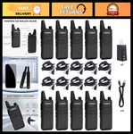 Rechargeable Walkie Talkies 22 Frs Channels Long Range Vox Mini Two Way Radios U. Fixed Price $179.99.