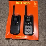 Onn Walkie Talkies Up To 16 Miles Range Preowned. Fixed Price $16.99.