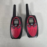 Retevis RT628 Walkie Talkies Red/black Belt Clip + Batteries. Fixed Price $14.98.