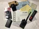 Vintage Yaesu Handheld Transceiver # FT-50R Ham Radio Battery Case Speaker Mic +. Fixed Price $129.00.