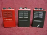 Lot 3 Red Grey Motorola Minitor Ii 2 Vhf Emergency Fire Radio Pagers - For Parts. Fixed Price $69.99.