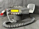 Nice Icom Mobile IC-F121 Vhf 128 Ch + HM-148 Gray/black Microphone Tested. Fixed Price $146.00.