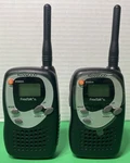 Pair Of Kenwood 2-WAY Radios Walki Talkies UBZ-AM14 Freetalk El Black Tested. Fixed Price $12.00.