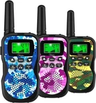 Kids Walkie Talkies 3 Pack 22 Channels Way Radio Toy W/flashlight & Lcd Screen. Fixed Price $35.16.