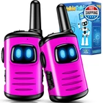 Comedyfun Mini Robot Kids Walkie Talkies Pink 2-PACK Girls Toys Age 3-8. Fixed Price $19.50.