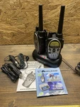 Midland Gxt 800 X-tra 2-WAY Radio Walkie Talkies W/ Charger Base Manual Etc. Fixed Price $29.00.
