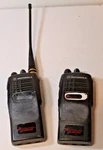 Lot Of 2 Motorola HT750 Handie-talkie Uhf 403-470MHZ Radios No Battery's Tested. Fixed Price $39.97.
