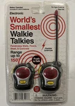 New Worlds Smallest Walkie Talkies Miniature By Westminster. Fixed Price $14.99.