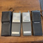 2 Claricon Citizens Band Transceivers #15-080 With Leather Cases Untested. Fixed Price $29.95.