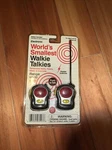 Worlds Smallest Walkie Talkies By Westminster, Mini. Fixed Price $10.00.