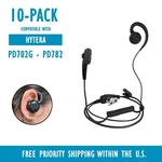 10-PACK Swivel Ptt Mic Earpiece For Hytera Radios PD708, PD750, PD780, PD752. Fixed Price $139.00.