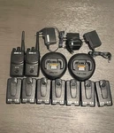 Lot Of 2 Motorola Bearcom BC130 Uhf Radio 16CH W/accessories. Fixed Price $129.99.