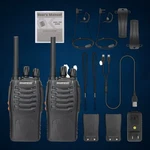 Handheld Long Range Walkie Talkie, 2 Set, Two Way Radio With Mic, 16 Channels. Fixed Price $34.99.