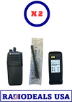 2 Motorola XPR6350 Vhf Radio AAH55JDC9LA1AN, Antenna, Battery And Belt Clip. Fixed Price $416.00.