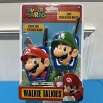 Super Mario Bros Walkie Talkies Long Range, Two Way Static Free Nintendo. Fixed Price $21.99.