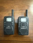 Eddie Bauer Frs 2 Way Radio Walkie Talkies Pair 14 Channel Tested Work Great. Fixed Price $9.75.