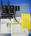 Lot Of Cobra MICROTALK3 Family Service 2-WAY Model FRS-300 Tested. Fixed Price $29.99.