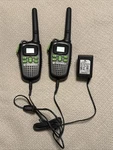 Set Of Motorola MD200TPR Two-way Mile Radios T53 Black/green Pre-owned. Fixed Price $27.06.