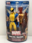 Marvel Heroes Walkie-talkies Wolverine Human Torch Mga New Sealed. Fixed Price $25.00.