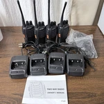 Arcshell WT0004R Two-way Radios With Earpiece, Black Pack Of. Fixed Price $63.00.