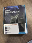 Motorola Tlk 100 Commercial Radio IP54 Black HK2112A With Battery & Belt Clip. Fixed Price $125.00.