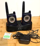 Cobra FRS130 Microtalk Two Way Radio, Desktop Charger No Batteries. Fixed Price $19.95.
