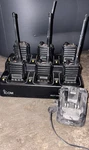 Icom IC-F60 Uhf Handheld Two-way Radios With Multi-charger, Black. Fixed Price $750.00.