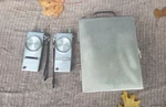 Vintage 1960S Claricon Walkie-talkies Tested Working Custom Stainless Steel Case. Fixed Price $80.00.