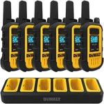 Dewalt 6X Two-way Radios With Heavy Duty 6-PORT Charger (DXFRS300-BCH6 B). Fixed Price $475.63.