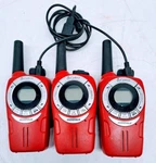 Lot Of Cobra ACXT360 Red 24.9-MILE Lcd Display 2-WAY Radio Walkie Talkie. Fixed Price $44.99.