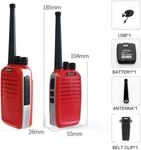 Olywiz HTD819 Mini Hand-held Fm Two Way Radio With Ultra-long Standby Time 2PACK. Fixed Price $28.99.