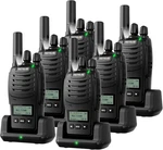 H777D Rechargeable Walkie Talkies With Lcd Screen - 6 Pack For Business & Events. Fixed Price $116.99.