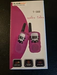 Travel T-388 2-PIECE Multi Channel Walkie Talkie Set W/built-in Light, Colors. Fixed Price $15.75.