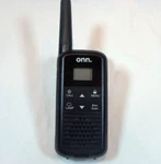Onn Walkie Talkie - Up To 16 Mile, 22 Channel Replacement/addition W/beltclip. Fixed Price $14.88.