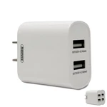 2 Pack Dual Port Usb Wall Power Adaptor Charger Standard Plug White. Fixed Price $14.95.