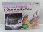Radio Shack Voice-operated Hands-free 5-CHANNEL Walkie-talkie With Headset Mike. Fixed Price $23.07.