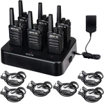 Retevis RT68 Walkie Talkies With Earpiece, Portable Frs Two-way Radios Black. Fixed Price $192.99.