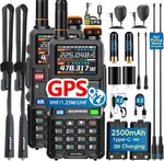 Baofeng 5RH Pro Gps 10W Ham Radio Tri Band Vhf Uhf 1.25M Pack Batteries. Fixed Price $99.59.