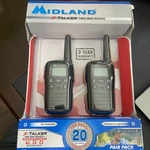 Midland X-talker Two Way Radios -up To 20 Mile Range With 22 Channels- Model T10. Fixed Price $33.00.