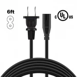 Ul 6FT Ac Power Cord For Canon Pixma IP2600 IP3600 Printer Sony PS3 Slim Laptop. Fixed Price $10.32.