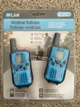 Set Of Link Walkie Talkies, 22 Channels, Up 16 Mile Range Way/flashlight. Fixed Price $19.95.