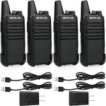RT22 Two Way Radio Long Range Rechargeable,portable (4 Pack). Fixed Price $85.91.