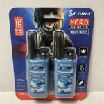 Cobra HE150B Blue Hero Series Police/swat 16 Mile Range Kid's Walkie Talkies New. Fixed Price $15.99.