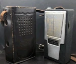 Vintage Rare Lafayette Ht 10C Cb Walkie Talkie With Leather Case, Powers On. Fixed Price $27.50.