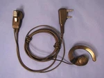 For Kenwood 2 Prong Tk Radios Ear Loop Style Headset With Push Talk Button. Fixed Price $13.80.