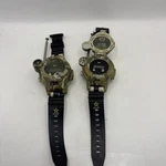 2 Pack U.s. Army Tactical Recon Toy Walkie Talkie Watch Compass **tested & Works. Fixed Price $24.99.